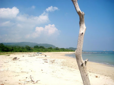 Pantai Tanjung Lesung yang masih asri