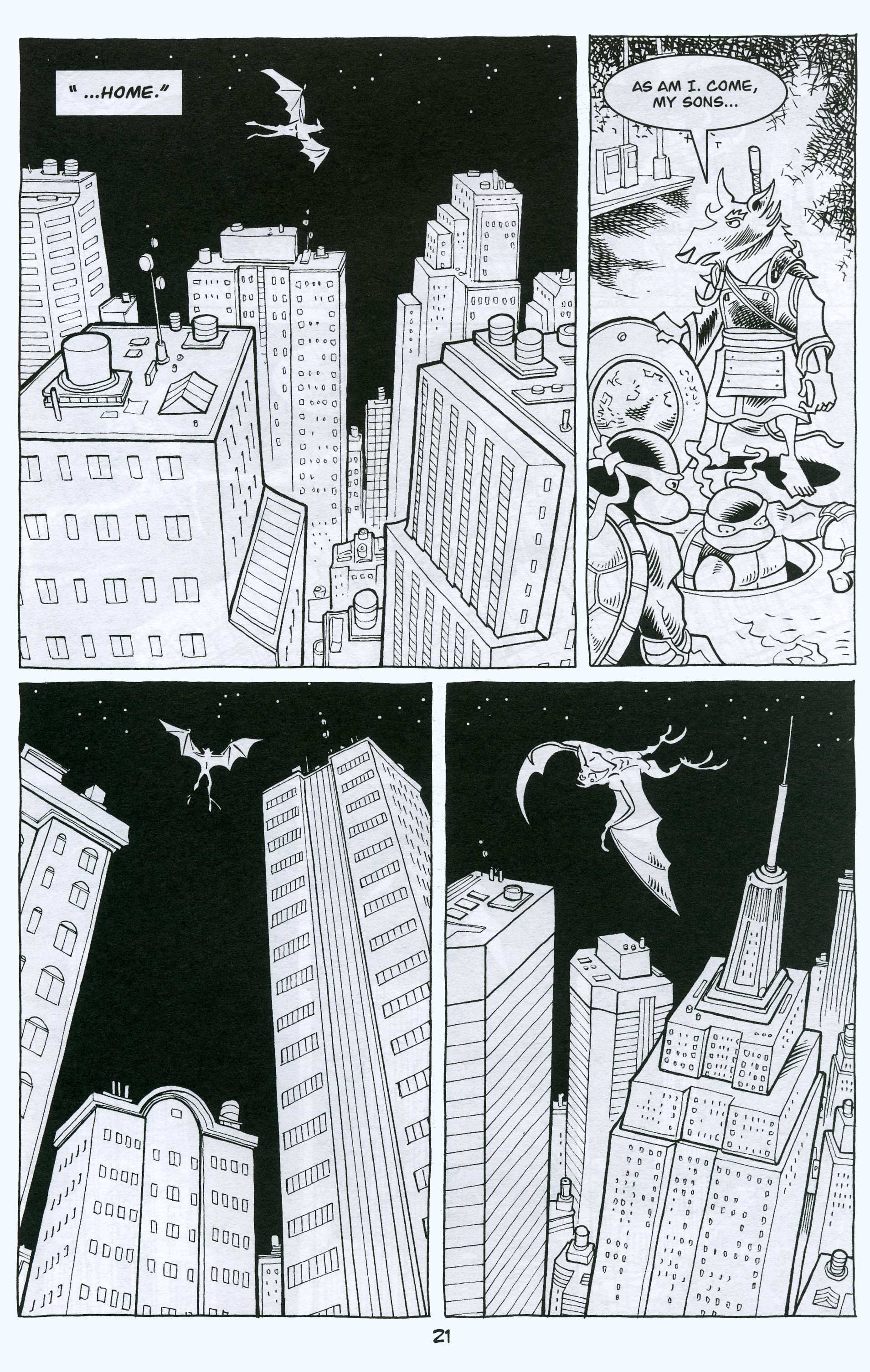 Read online TMNT Movie Prequel comic -  Issue #3 - 22