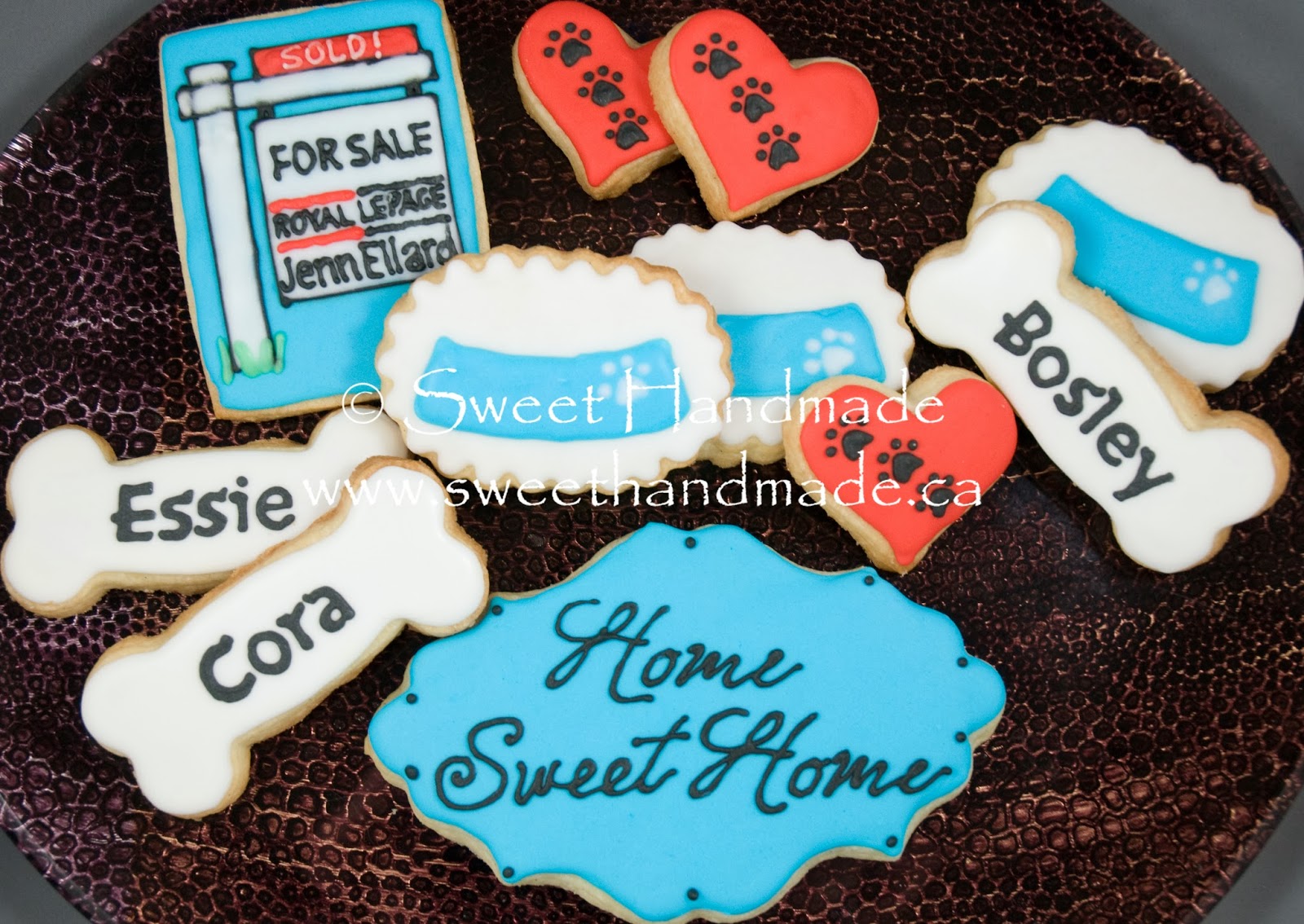 Sweet Handmade Cookies Real Estate Cookies for Dog Lovers