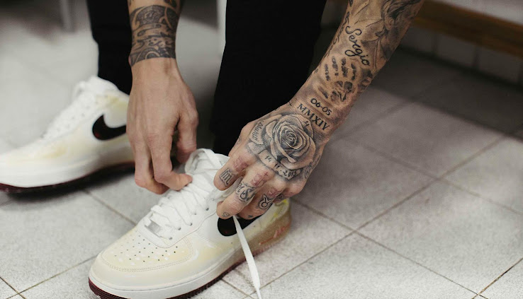 Nike Unveils One-Off Graffitied Air Force One for Sergio Ramos - Footy ...