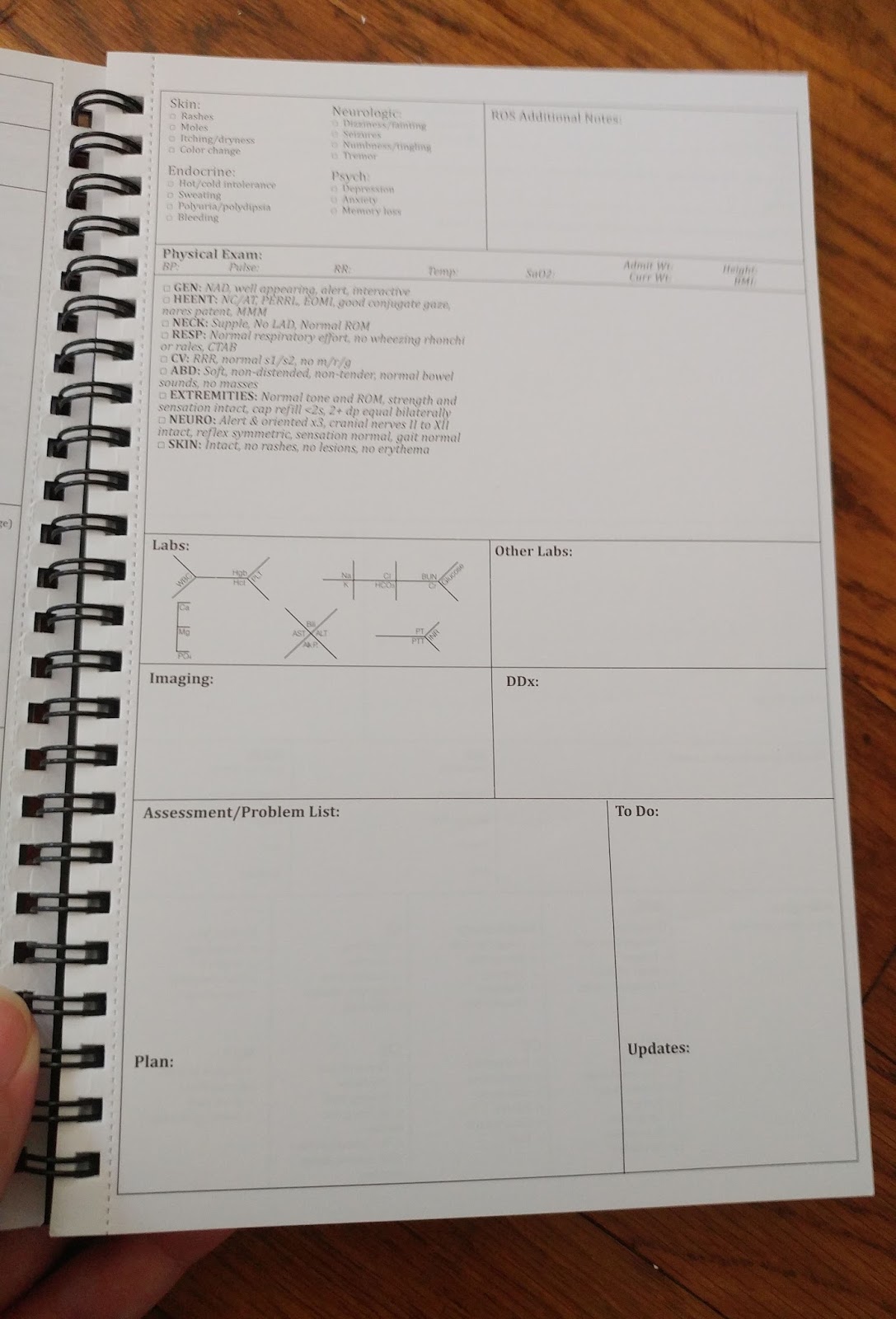 The Roving Reviewer History and Physical Notebook Review