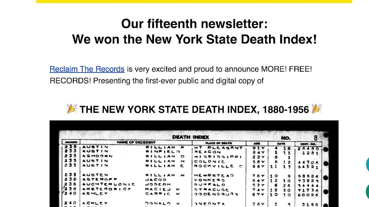 Social Security Death Index Index Choices