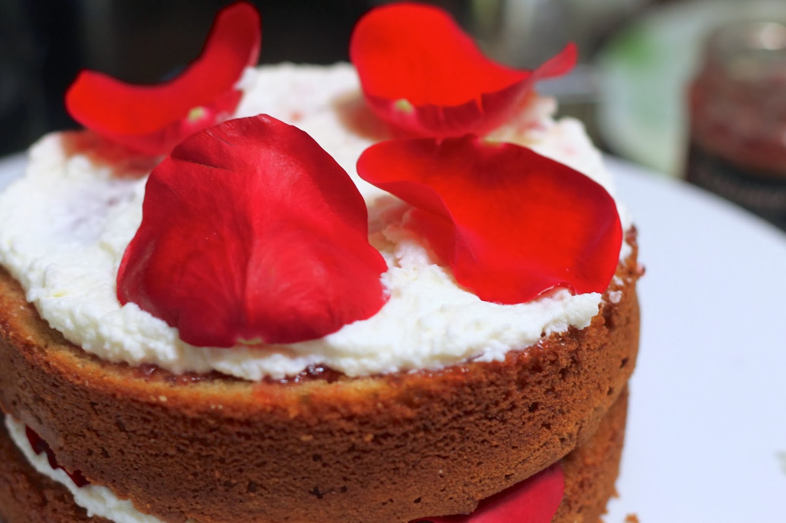 Where Your Treasure Is: Rosewater Raspberry Tea Cake