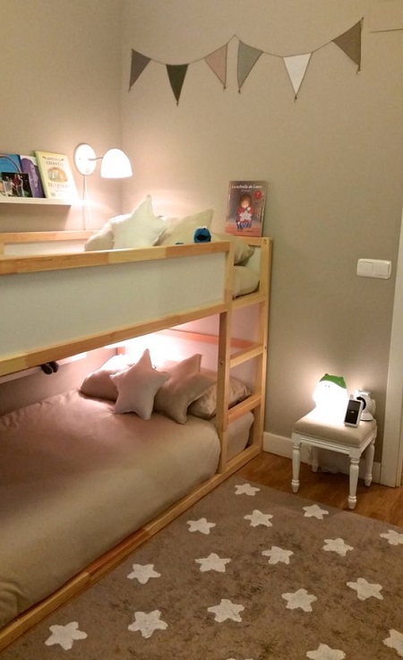 Tamano relativo queso Fresco Cama Kura de Ikea para habitaciones compartidas | El valor de las pequeñas  cosas