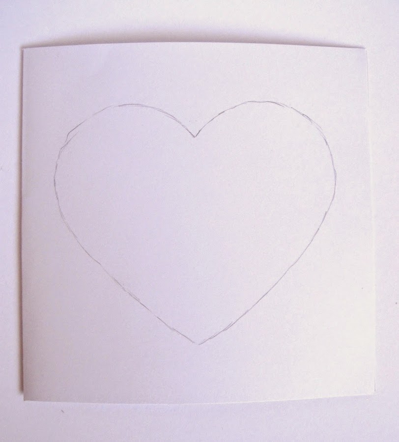 material para tarjeta CORAZÓN de San Valentín scrapbooking