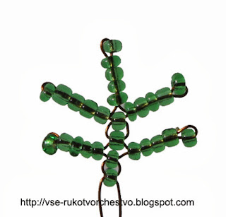Пальма из бисера. Мастер-класс