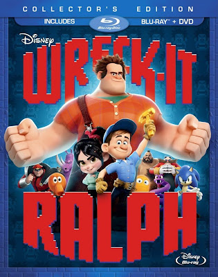 Wreck It Ralph, 2 disc, DVD, Blu-ray, Image, Cover, Box Art