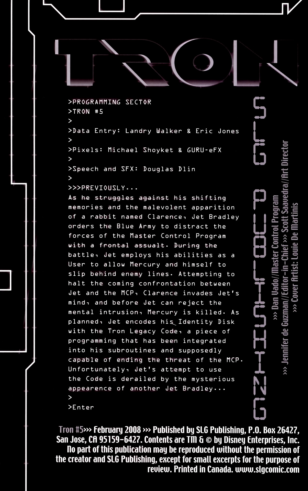 Read online TRON: Ghost in the Machine comic -  Issue #5 - 2