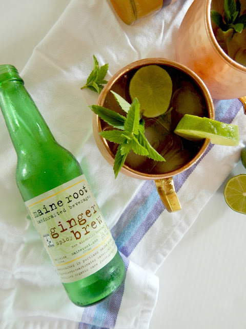 Elderberry Ginger Moscow Mules...a refreshing drink for summer!  Sweet ginger syrup, spicy ginger beer, fresh lime and mint makes for the most tasty summer cocktail. (sweetandsavoryfood.com)