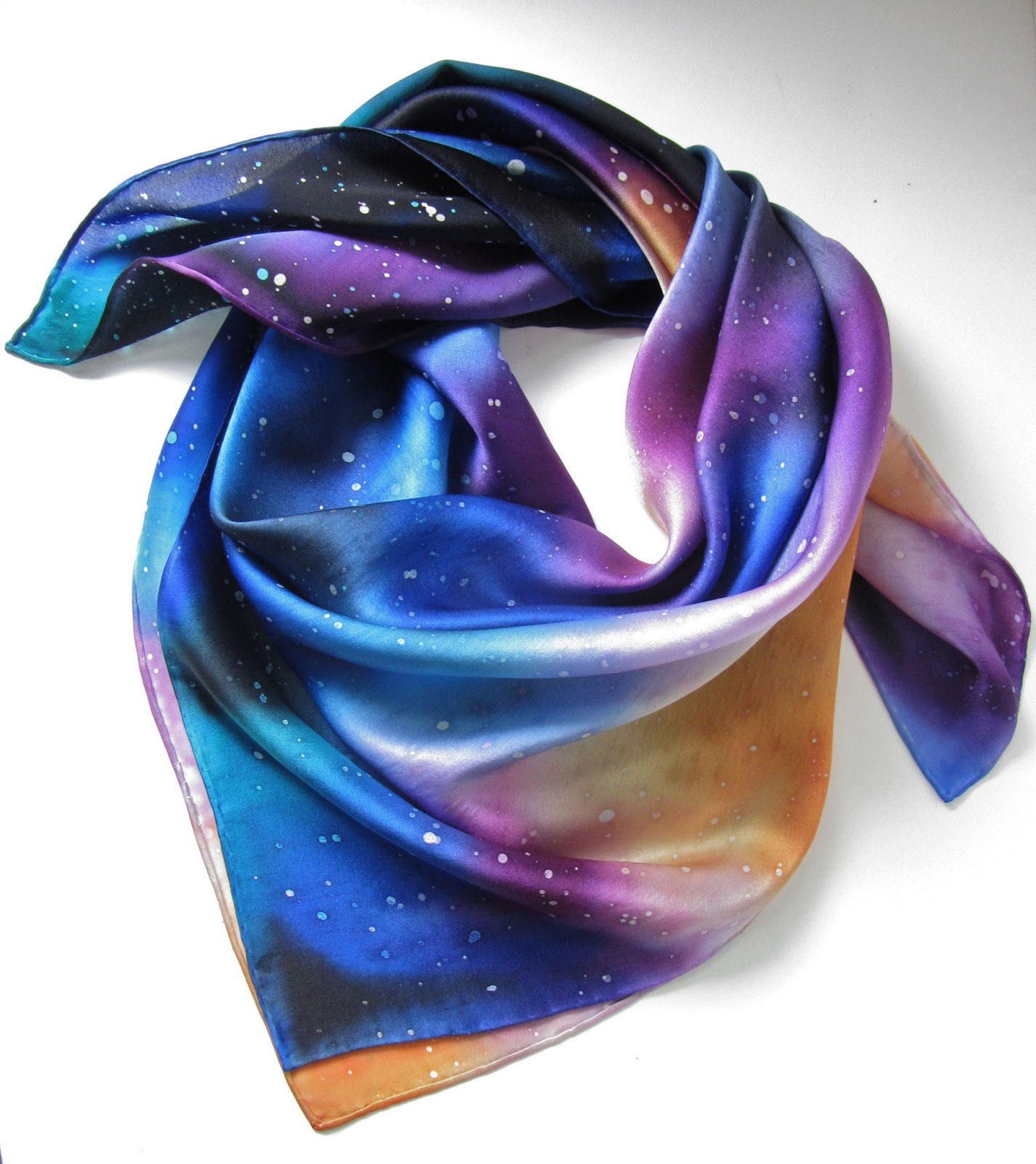 Design Jewelry And Accessories Magazine Accessories Special Hand Painted Silk Scarves