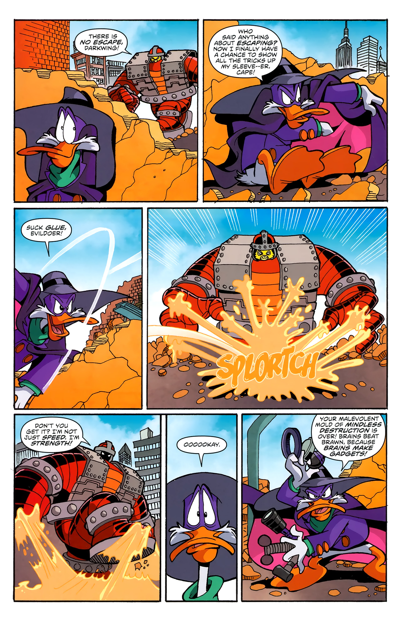 Read online Darkwing Duck comic -  Issue #14 - 15