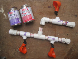 watering chicken pvc coop system fittings