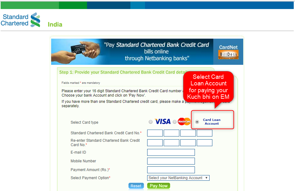 Tech Rajput How To Take Kuch Bhi On Emi From Standard Chartered