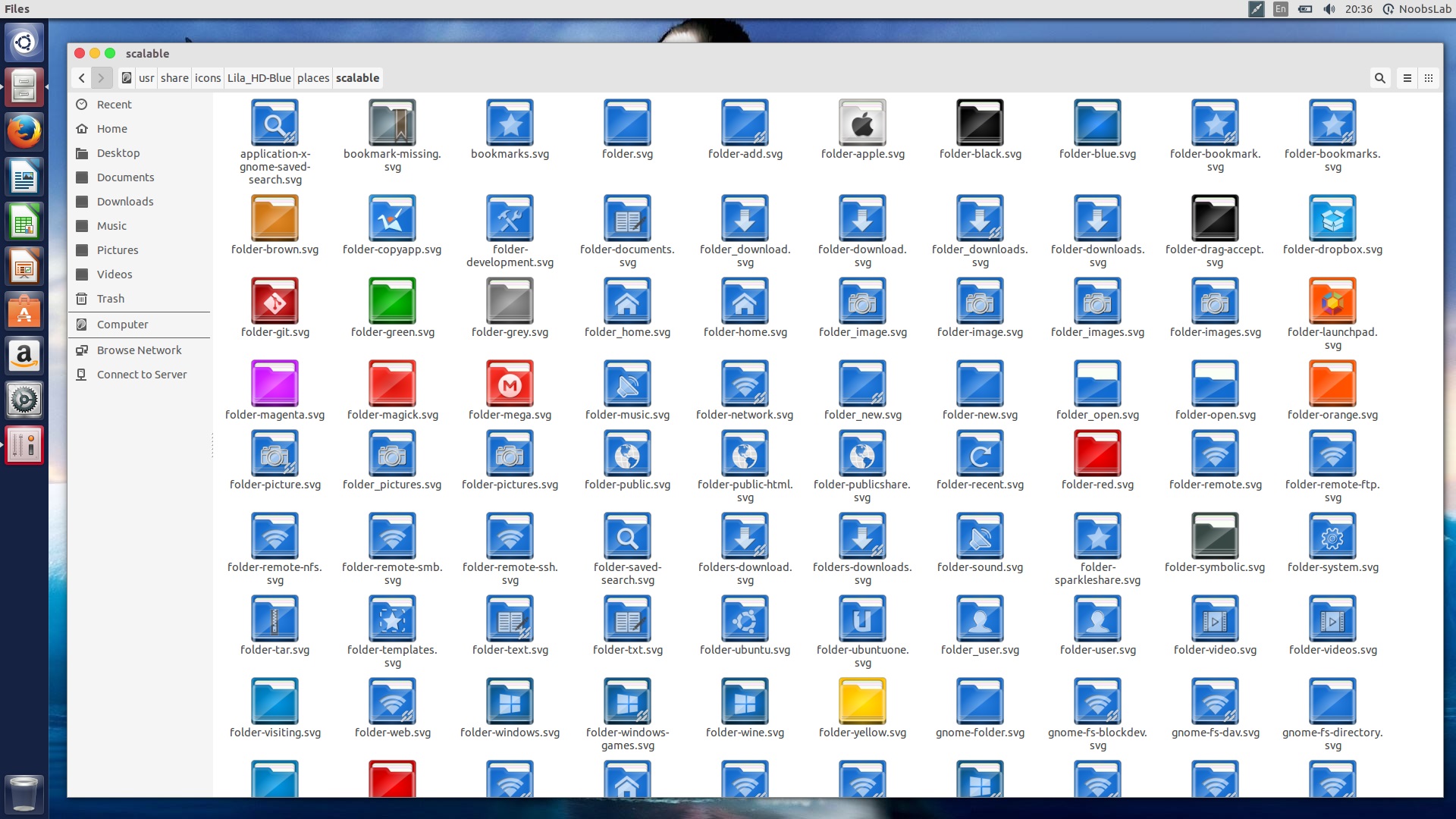 Lila-HD Icons Designed for Linux/Unix And They Look Great - NoobsLab ...