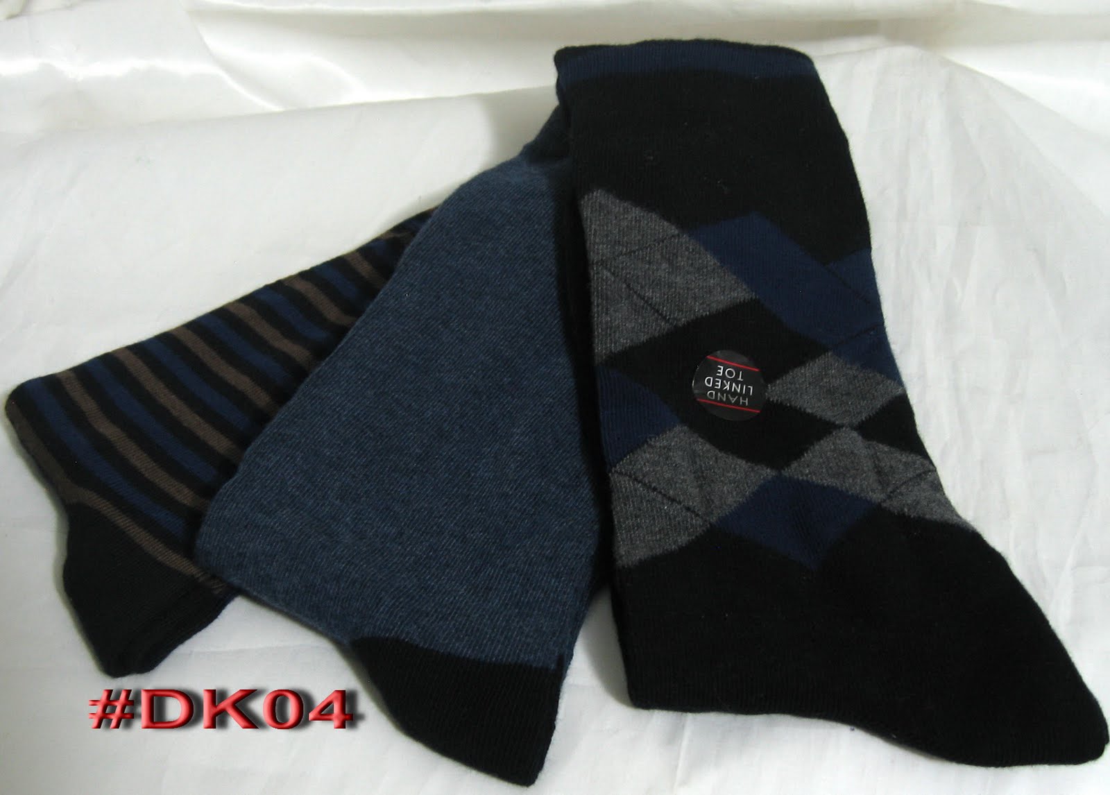 DKNY Men's 6 Pack Low Cut Socks, Grey/Blue, 10-13