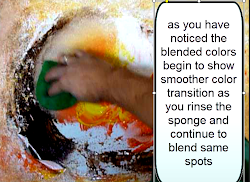 paint acrylic sponge blending using techniques abstract colors result tone smooth painting blend transitions canvas paintings january