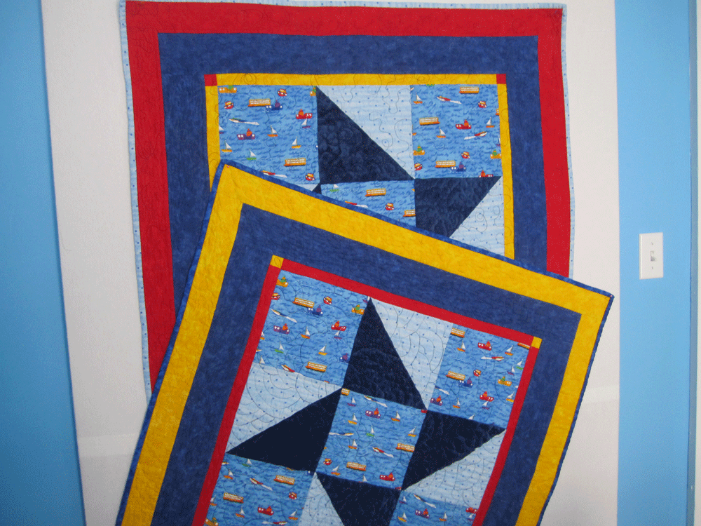 Two Donation Baby Quilts Done!