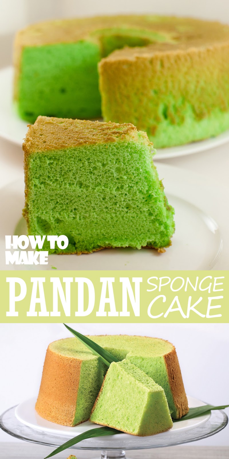 PANDAN SPONGE CAKE PANDAN SPONGE CAKE