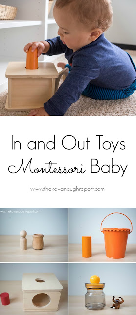In and out toys for Montessori babies