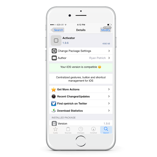 Activator now compatible for iOS 9; comes with new 3D Touch Support & Application Shortcuts 25 Activator now compatible for iOS 9; comes with new 3D Touch Support & Application Shortcuts Activator now compatible for iOS 9; comes with new 3D Touch Support & Application Shortcuts