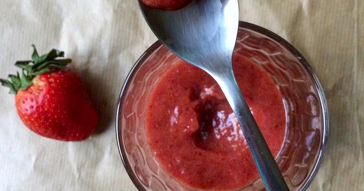 Strawberry Coulis Compote