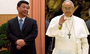 Chinese Premier with Pope Francis