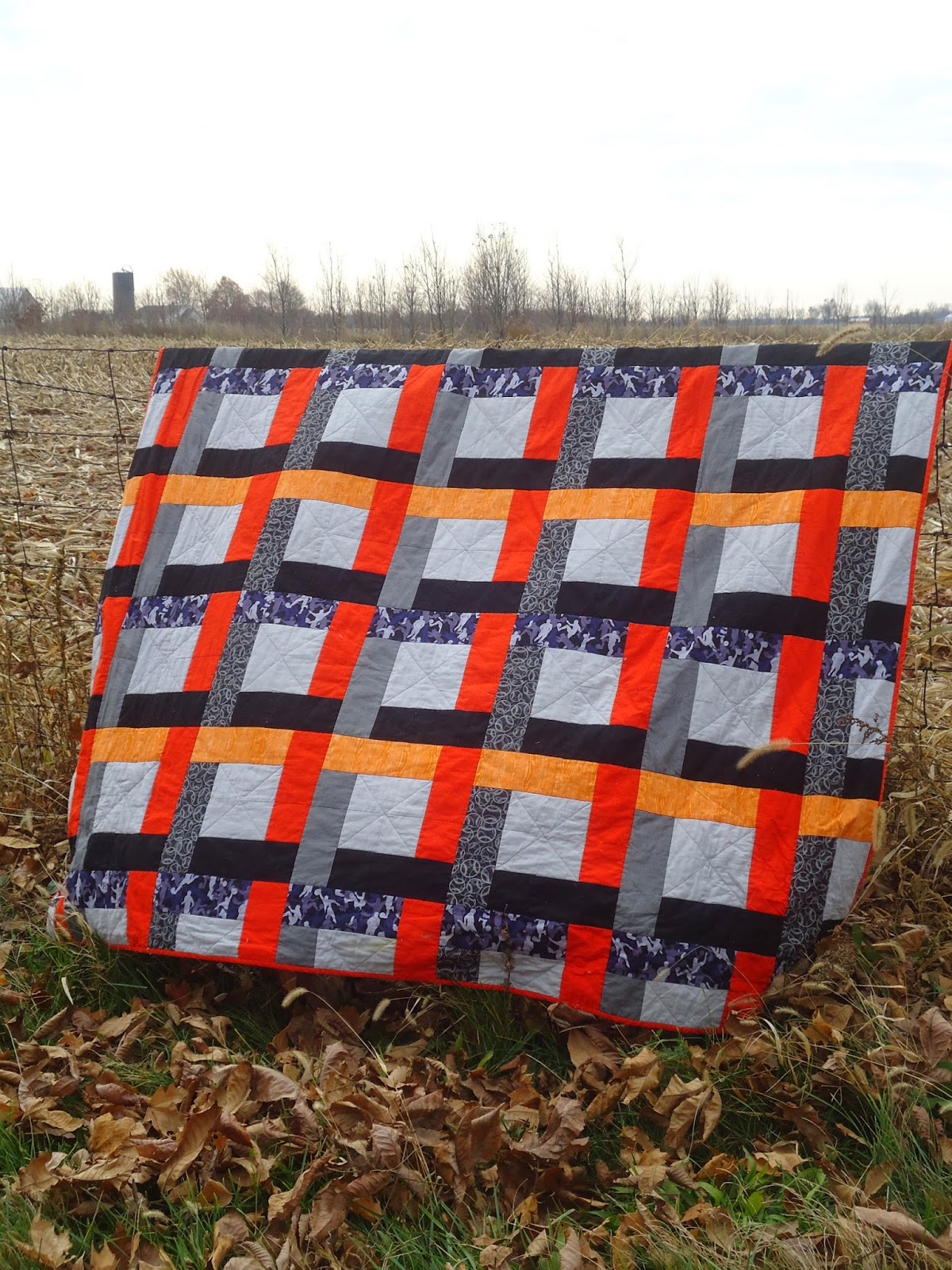 Katie Quilts My Teen Son's Quilt