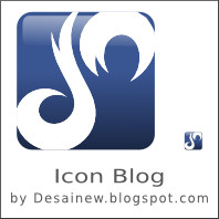 Desain icon blog sendiri dibuat di inkscape