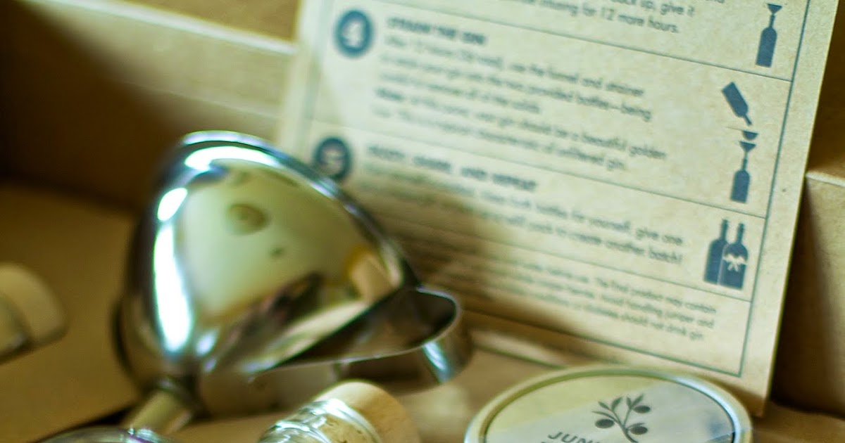 Homemade Gin. No bathtub required. Local Food Rocks