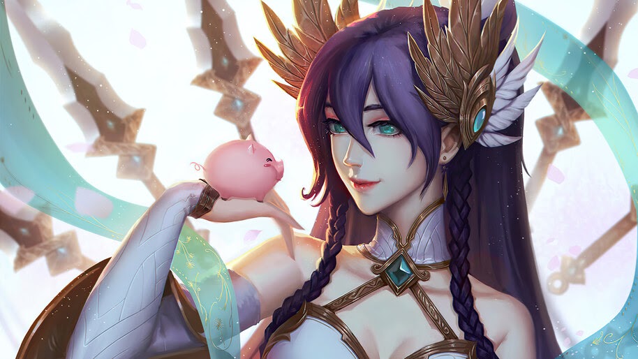 Irelia, Divine Sword, LoL, Art, 4K, #7.1800