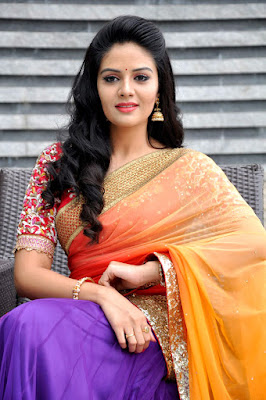 SriMukhi in Saree Photos