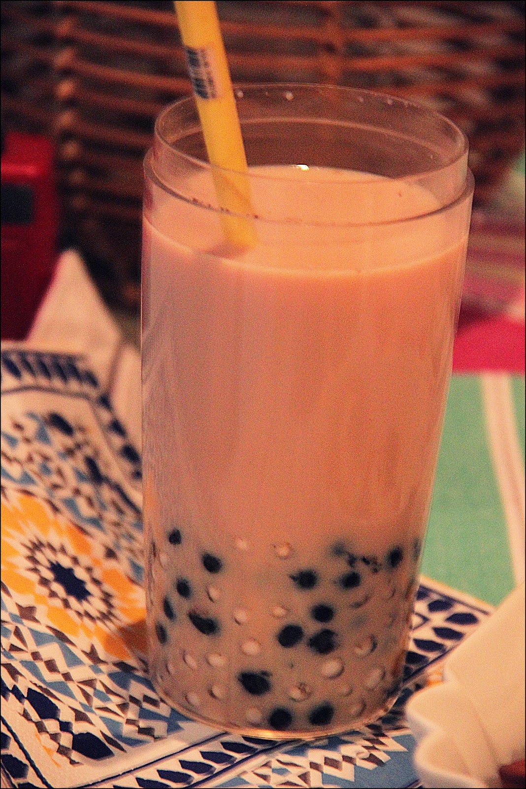 Vegan Sphere Coconut Bubble tea and carrot/banana cupcakes with