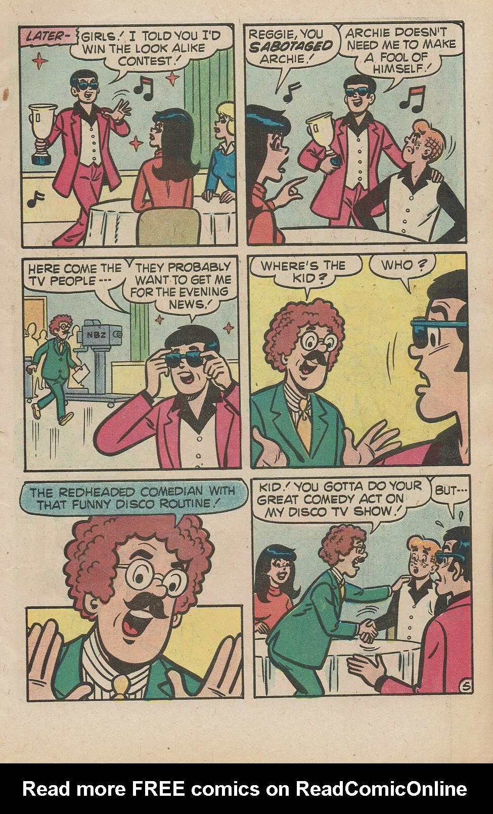 Read online Reggie and Me (1966) comic -  Issue #112 - 7