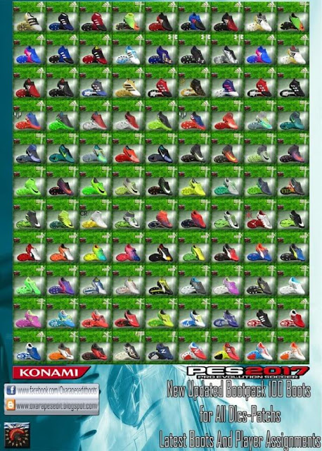 PES 2017 New 100 Bootpack dari Oxarapesedit