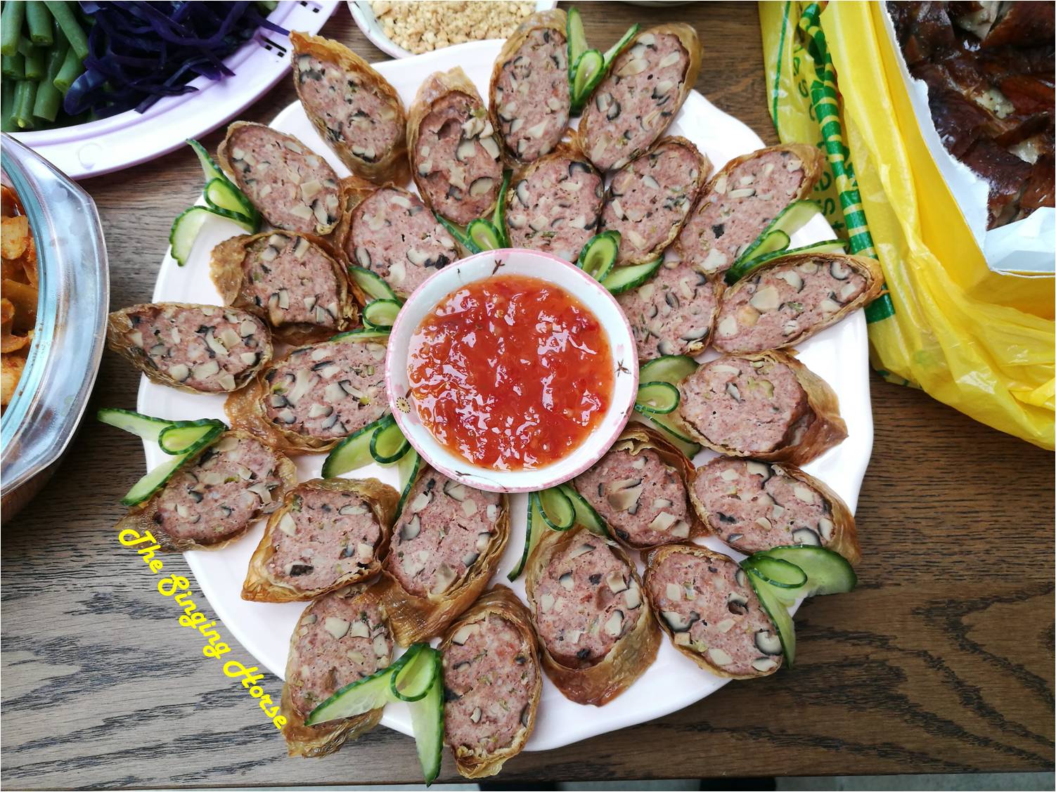 Chinese FiveSpiced Meatloaf (五香 / Ngo Hiang / Lor Bak)