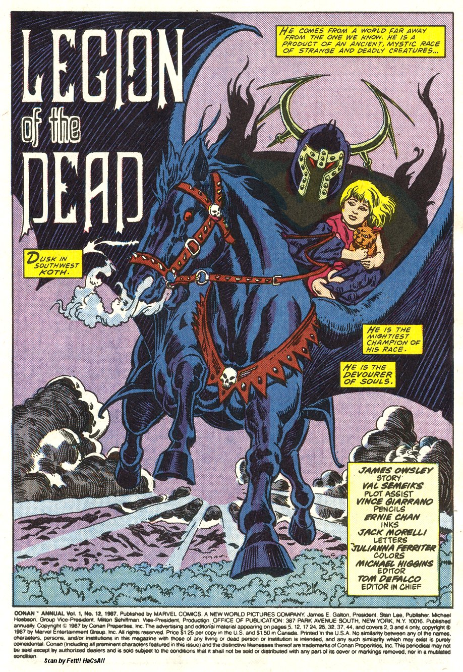 Read online Conan the Barbarian (1970) comic -  Issue # Annual 12 - 2