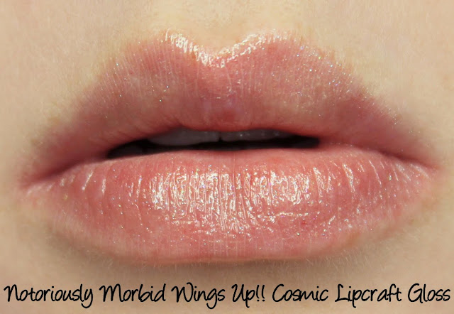 Notoriously Morbid Cosmic Lipcraft Gloss - Wings Up!!! Swatches & Review