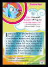My Little Pony Rainbow Dash Series 5 Trading Card