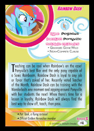 My Little Pony Rainbow Dash Series 5 Trading Card