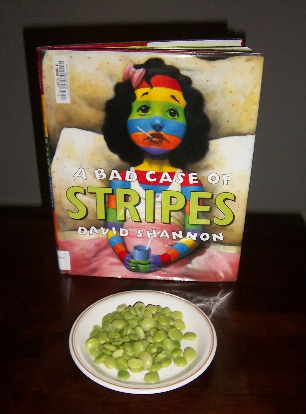 Kat Cooks the Books A Bad Case of Stripes Lima Beans for