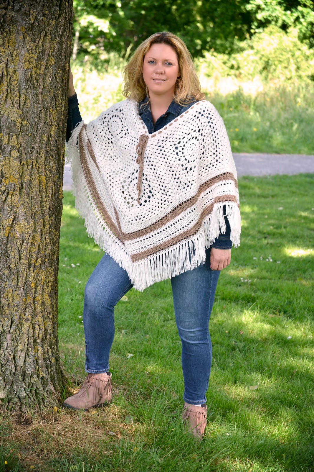 statisch Kwadrant Vloeibaar Boho poncho