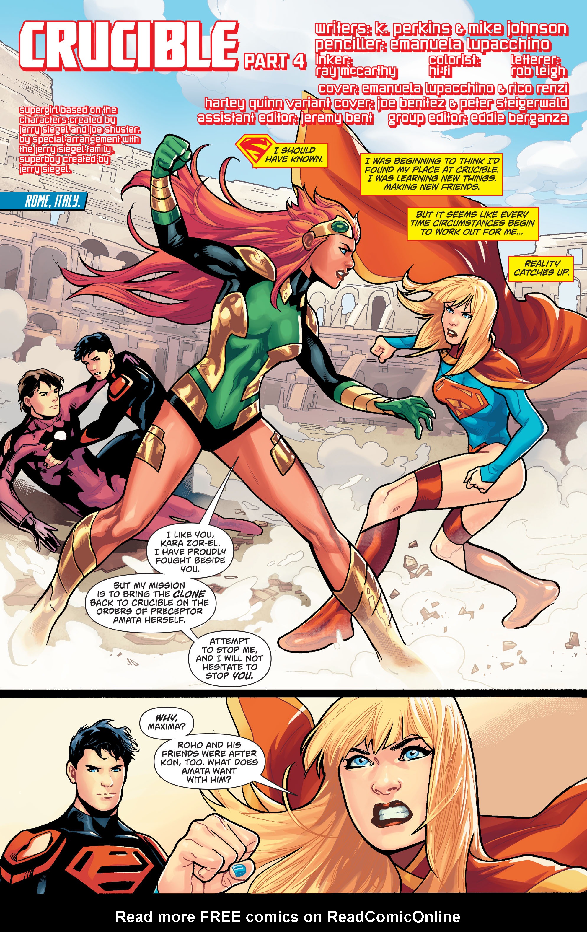 Read online Supergirl (2011) comic -  Issue #39 - 2