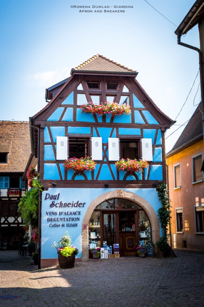 Eguisheim In Alsace France Town Wines