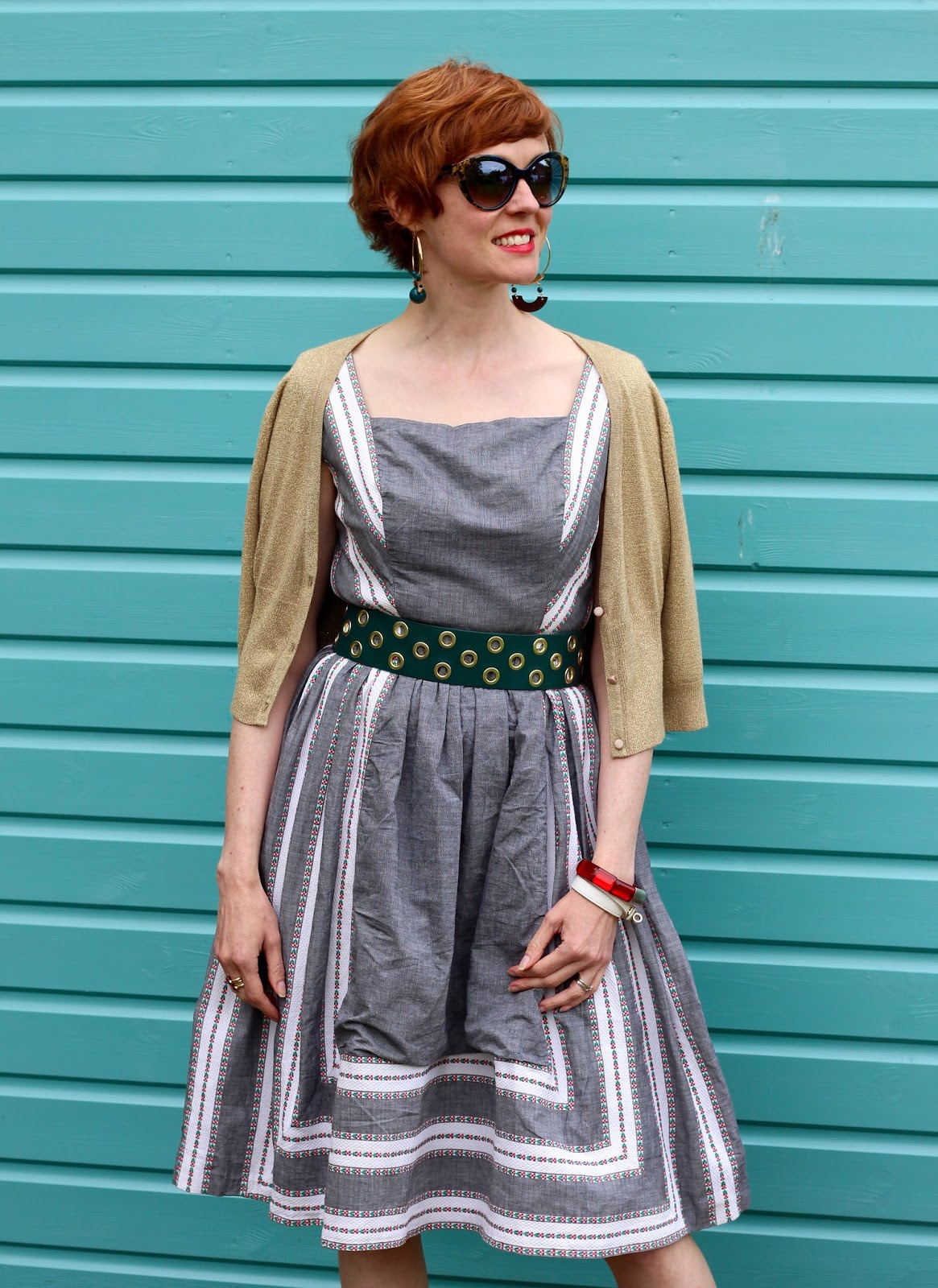 Fake Fabulous | Styling a 1950's Vintage Dress in 2 ways.