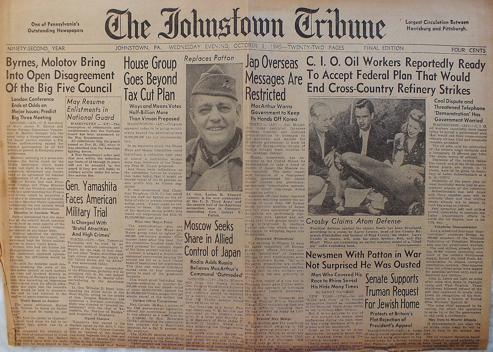 Vintage Johnstown: October 3, 1945