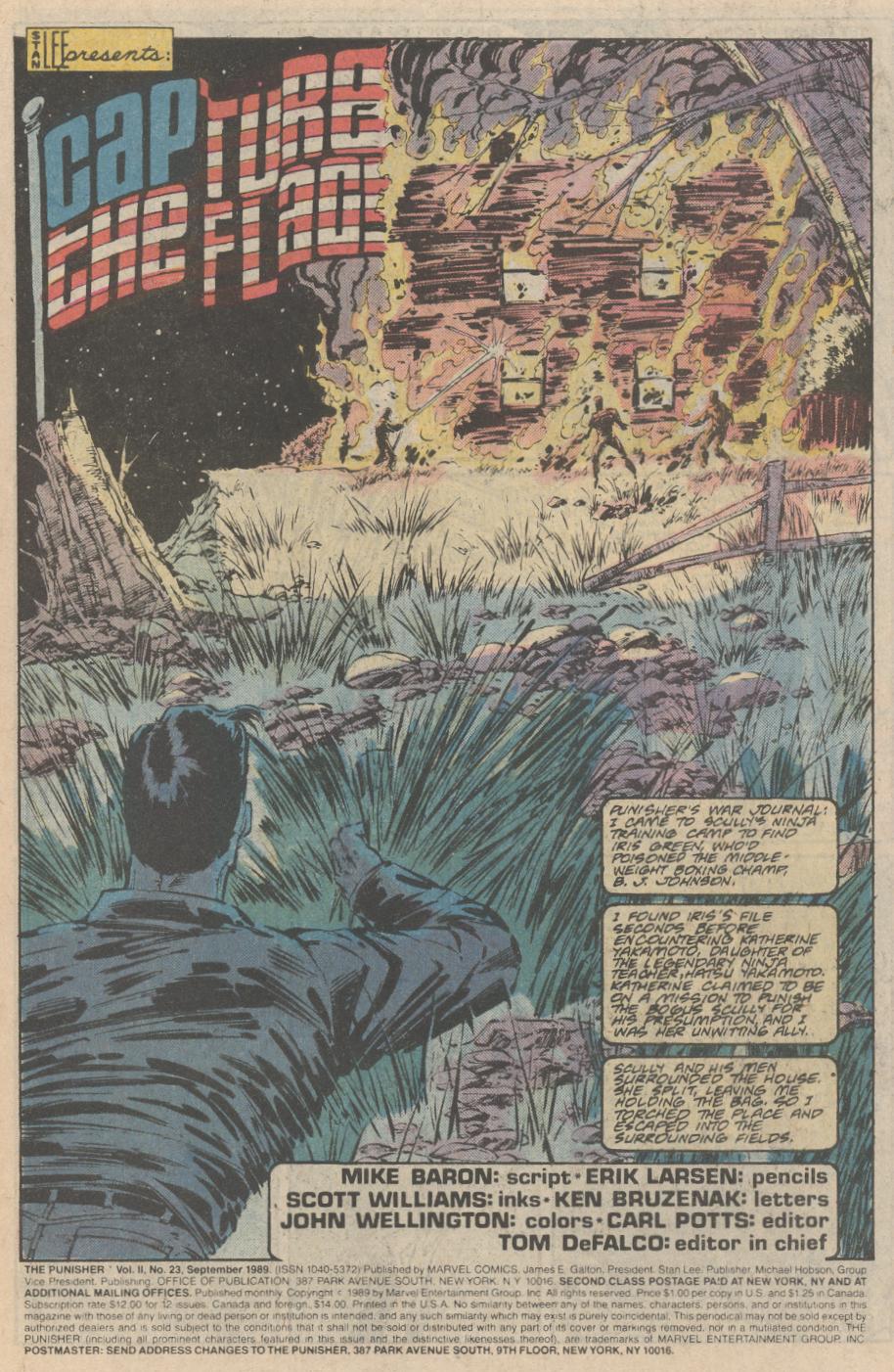 Read online The Punisher (1987) comic -  Issue #23 - Capture the Flag! - 2