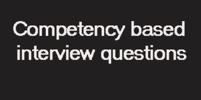 free sample interview questions: Top competency based interview questions
