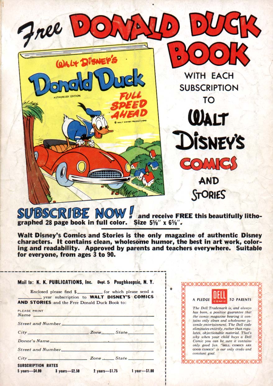 Read online Walt Disney's Comics and Stories comic -  Issue #176 - 36