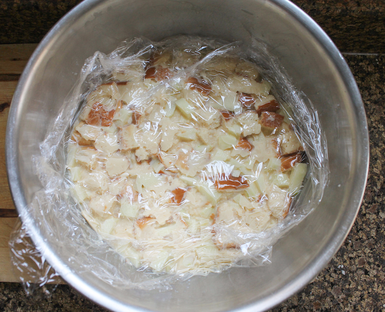 Food Lust People Love Toffee Apple Bread Pudding Bundt BundtBakers