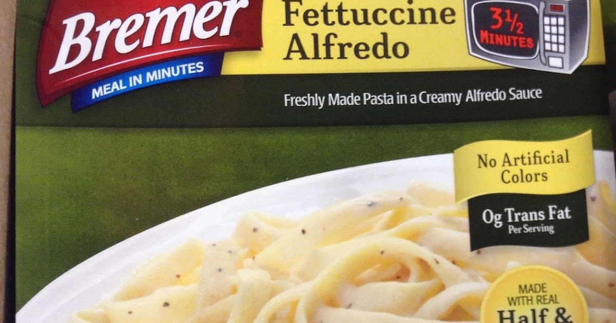 Budget Food Review Bremer Frozen Fettucine Alfredo (Bagged); Bremer